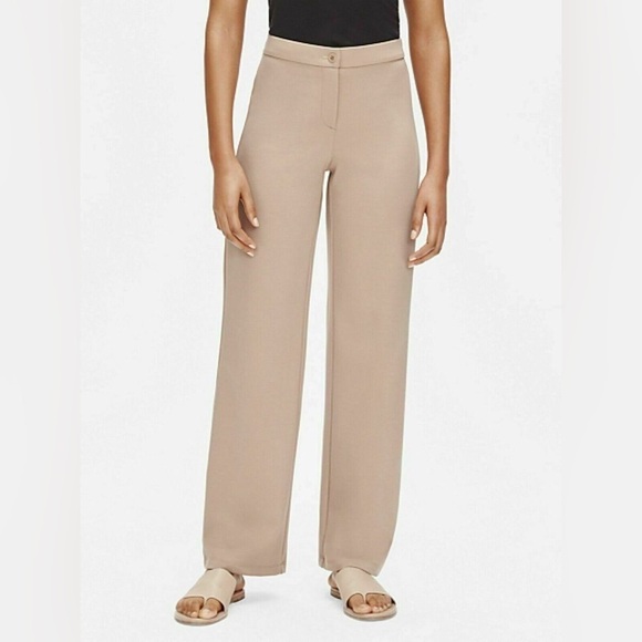 Eileen Fisher Pants - Eileen Fisher Flex Tencel Ponte Straight Leg Pants